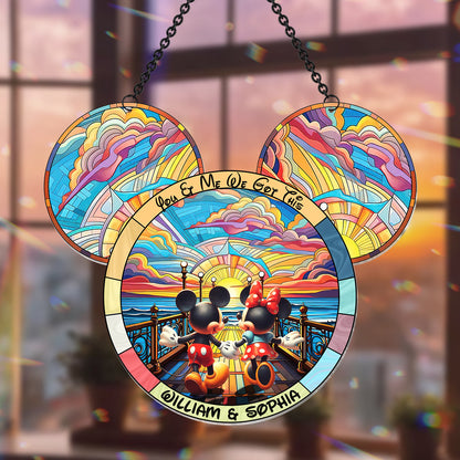 We Got This - Personalized Mouse Window Hanging Suncatcher Ornament