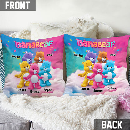 Nanabear - Personalized Grandma Throw Pillow