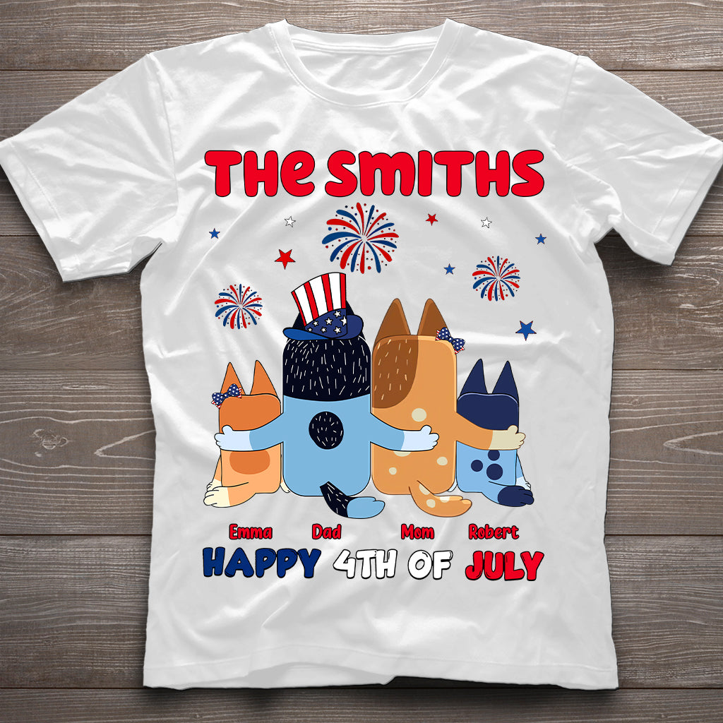 Happy 4th Of July - Personalized T-shirt And Hoodie