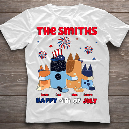 Happy 4th Of July - Personalized T-shirt And Hoodie