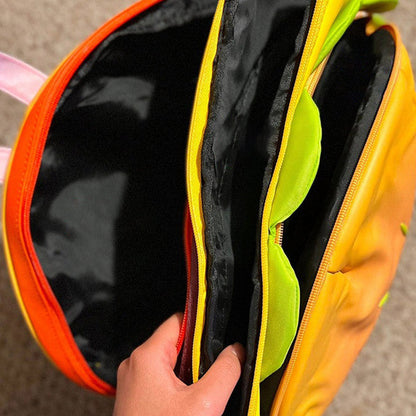 Hamburger Design Backpack - Hamburger Design Backpack