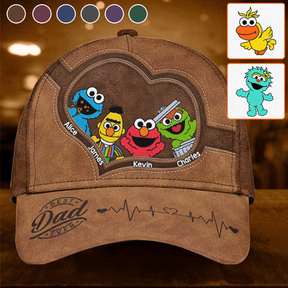 This Daddy/ Dad/ Grandpa... Belongs To - Personalized Father Classic Cap