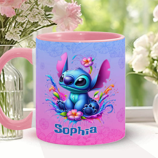 Ohana Means Family - Personalized Ohana Accent Mug