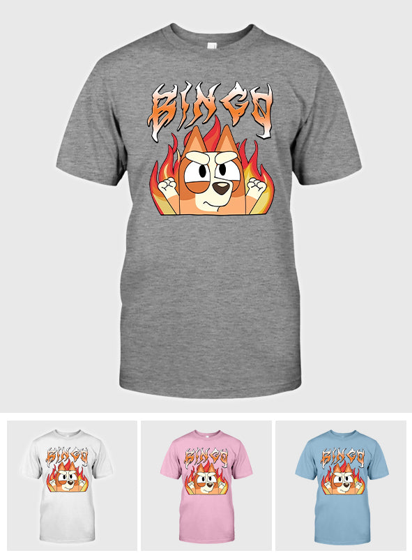 Fire Metal Rock - Mouse T-shirt And Hoodie