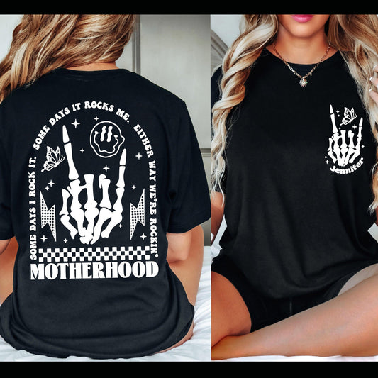 Motherhood - Personalized Mother T-shirt And Hoodie