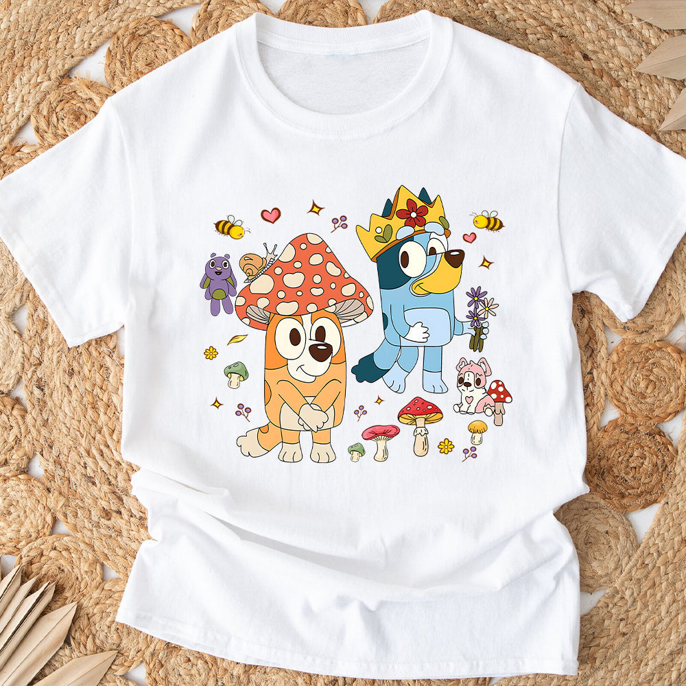 Mushroom Pattern - Mouse T-shirt And Hoodie