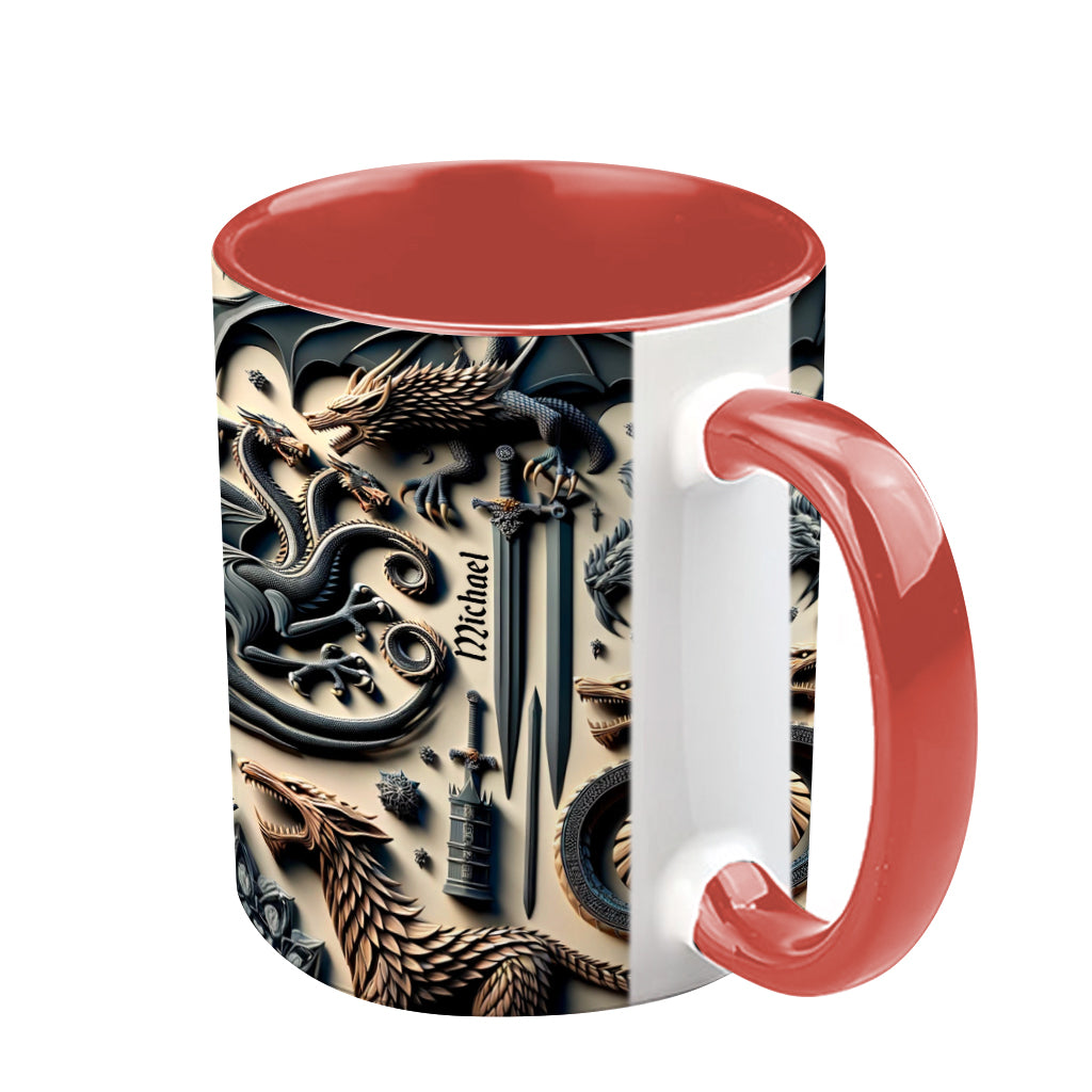 Iron House Crest - Personalized Thrones Game Accent Mug