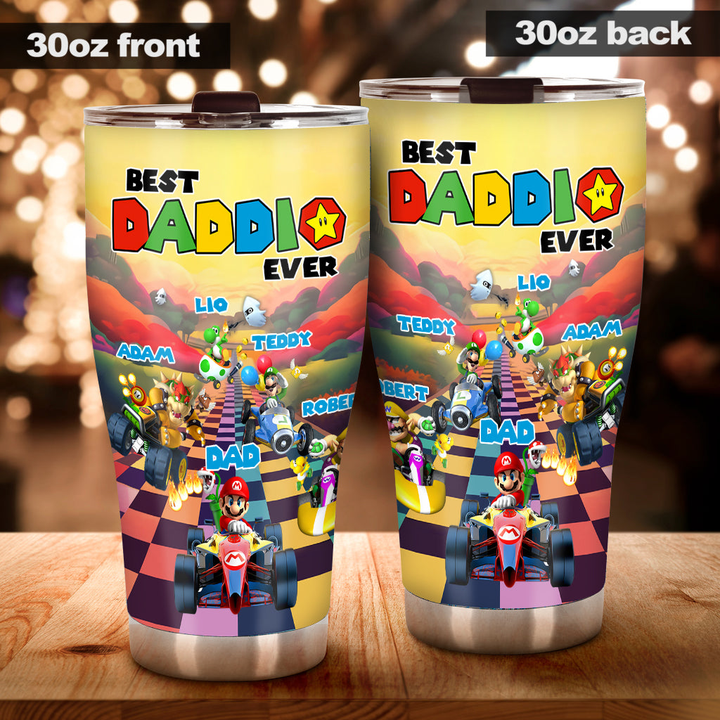Best Dad Ever Happy Father's Day - Personalized Super Plumber Tumbler