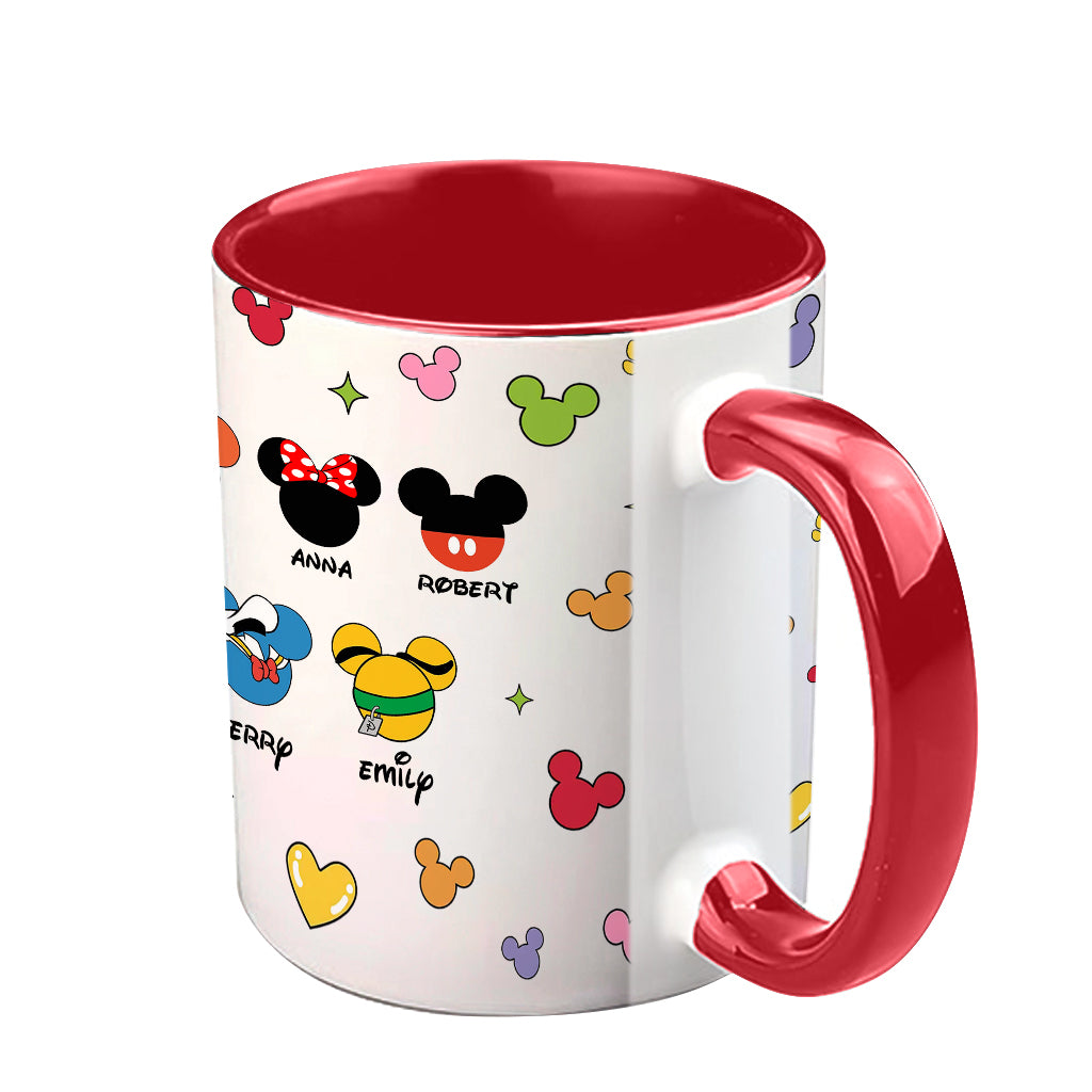 Best Dad Ever - Personalized Father Accent Mug