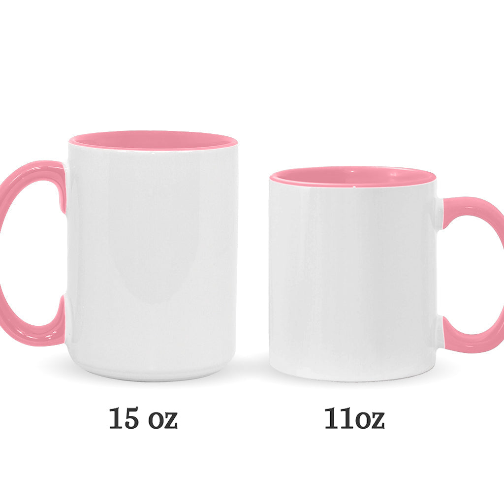 Mother Buttefly Pastel Floral Inflated - Personalized Mother Accent Mug