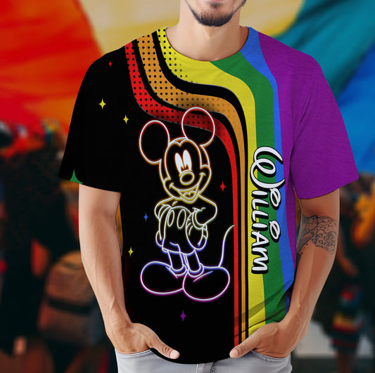 Pride Me - Personalized Mouse All Over Shirt