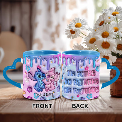 I'm Yours - Personalized Ohana Heart Handle Mug