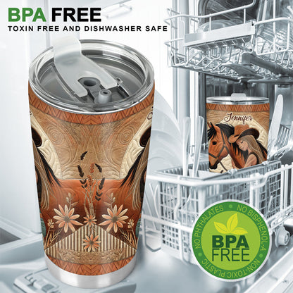 Horse Lovers - Personalized Horse Tumbler