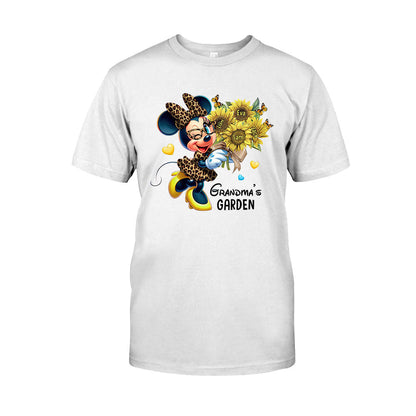 Grandma's Mom's Garden Custom Any Title - Personalized Mouse T-shirt And Hoodie