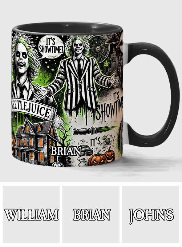 It's Show Time - Personalized Accent Mug