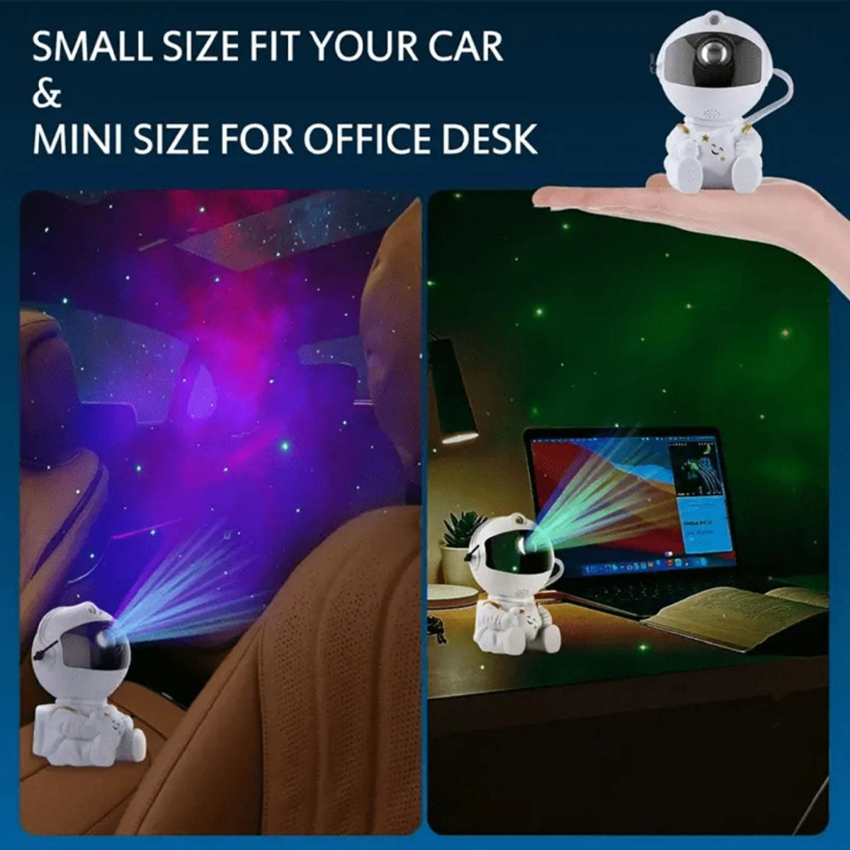 Beautiful Galaxy - Personalized Astronaut Projector Night Light