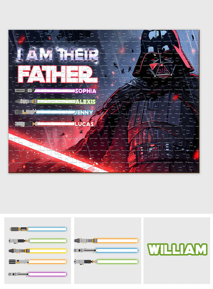 I Am Their Father - Personalized The Force Jigsaw Puzzle