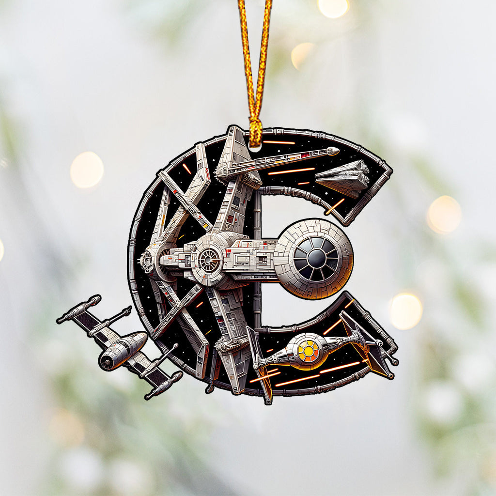 The Force Letter - Personalized The Force Ornament