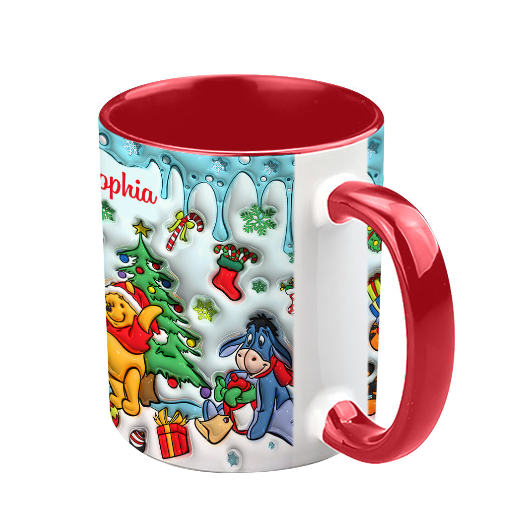 Merry Christmas - Personalized Mouse Accent Mug