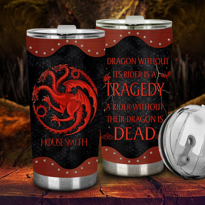 Dragon Rider - Personalized Thrones Game Tumbler