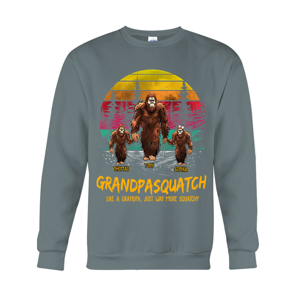 Papasquatch - Personalized Father T-shirt And Hoodie