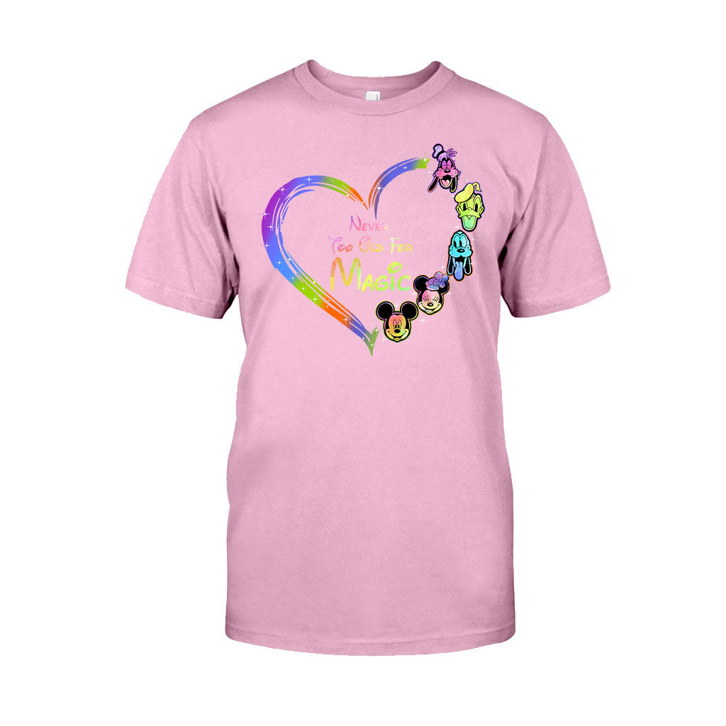 Never Too Old For Magic - Personalized Mouse T-shirt and Hoodie