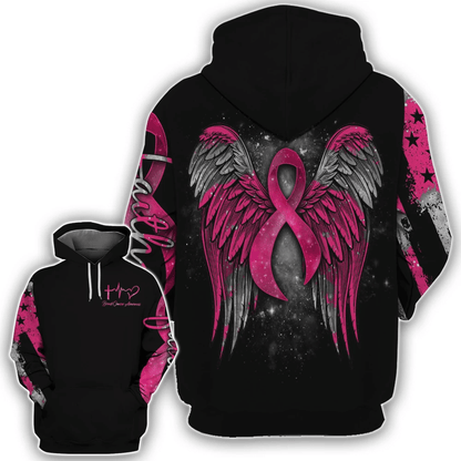 Faith - Breast Cancer Awareness All Over T-shirt and Hoodie 0822