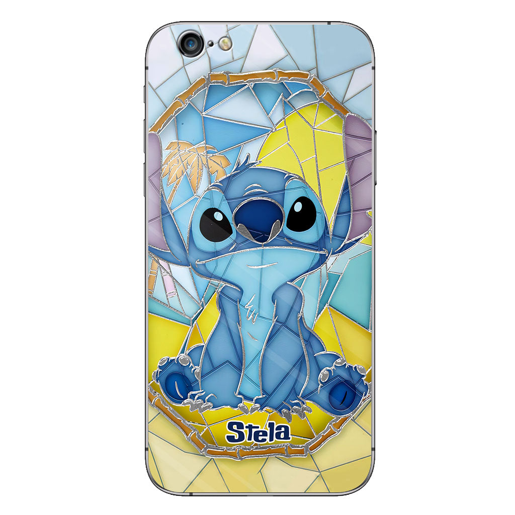 Stained Glass Hawaii - Personalized Ohana Phone case