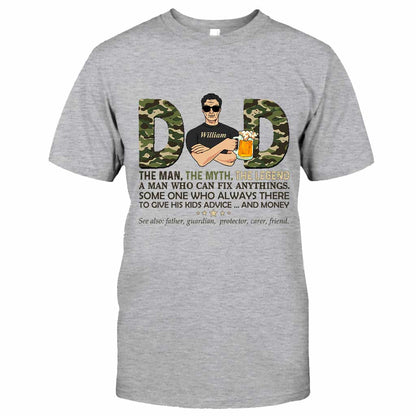 Dad Definition - Personalized Father's Day T-shirt and Hoodie