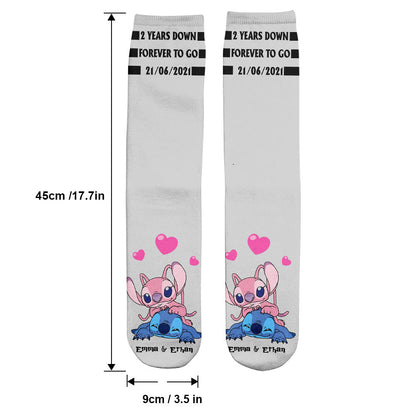 Forever To Go - Personalized Ohana Socks