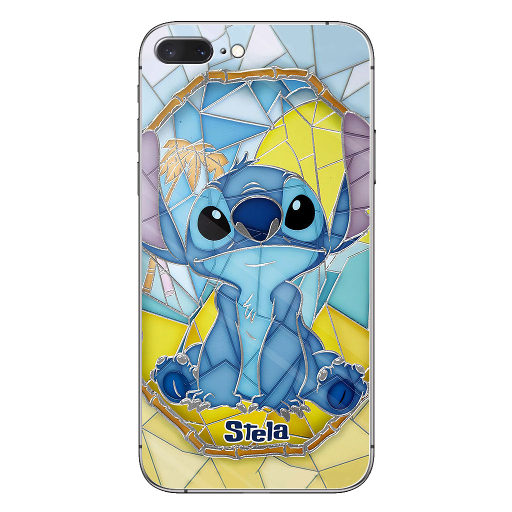 Stained Glass Hawaii - Personalized Ohana Phone case