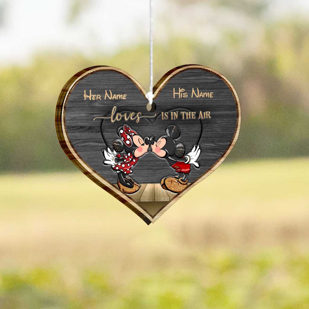 Love Is In The Air - Personalized Mouse Wind Chime