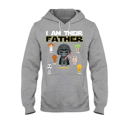 I Am Their Father Grandfather - Personalized Father's Day The Force T-shirt and Hoodie