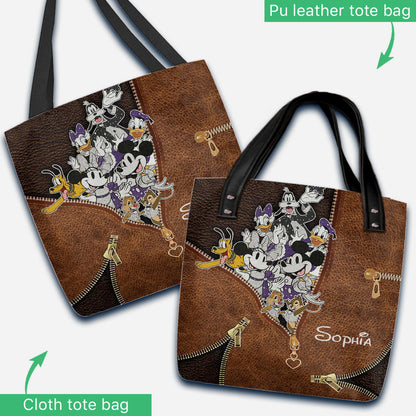 Magical 100th - Personalized Mouse Tote Bag