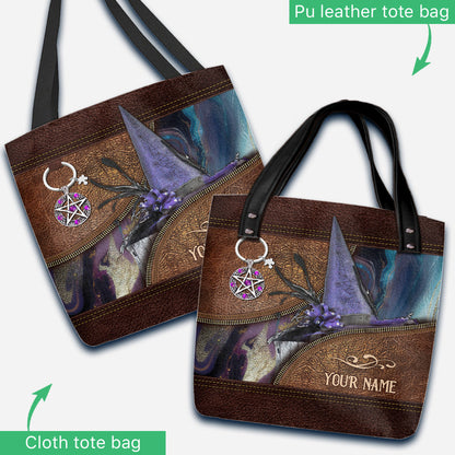 Witch Hat - Personalized Witch Tote Bag