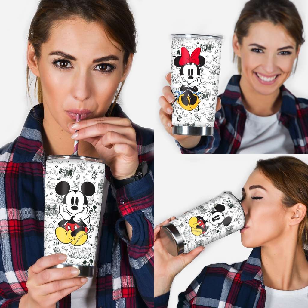 Started With A Mouse Mouse Tumbler 0523
