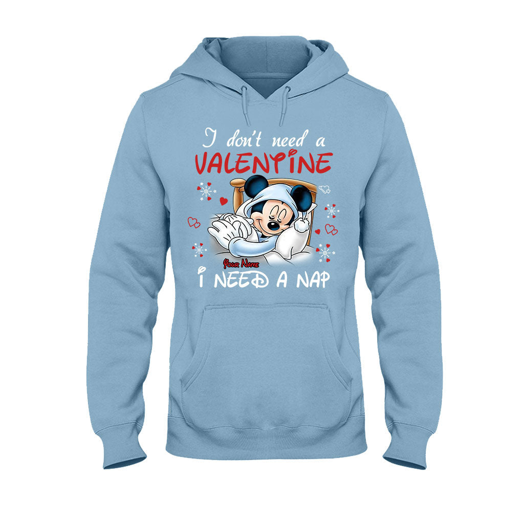 I Don't Need A Valentine - Personalized Valentine Mouse T-shirt and Hoodie