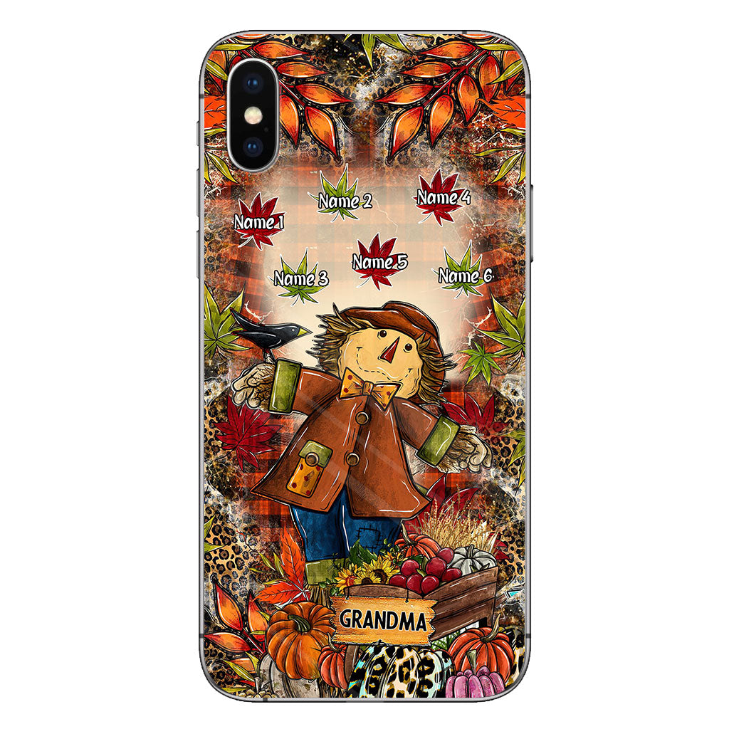Grandma - Personalized Fall Grandma Phone Case