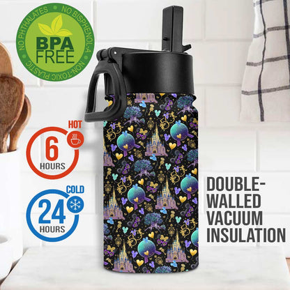 Magic Mouse Ears - Personalized Kids Water Bottle