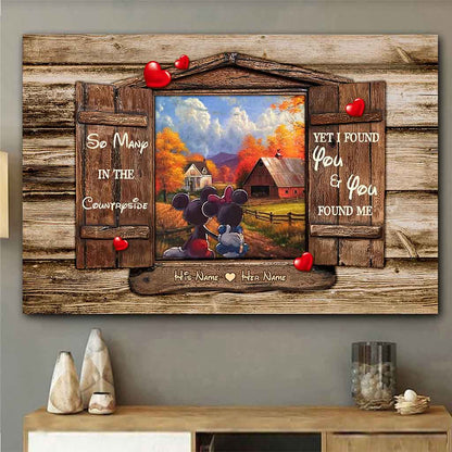 God Blessed The Broken Road - Personalized Mouse Poster