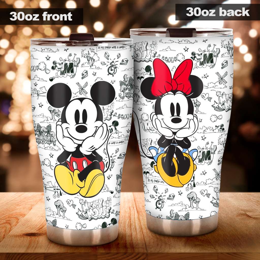 Started With A Mouse Mouse Tumbler 0523
