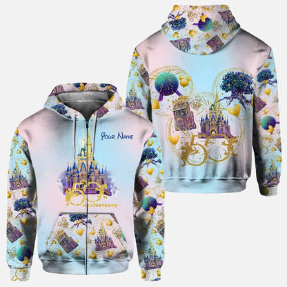 50 Years Of Magics - Personalized Mouse All Over T-shirt and Hoodie