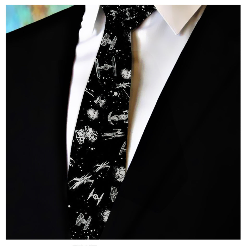 Best Dad In The Galaxy - Personalized The Force Necktie