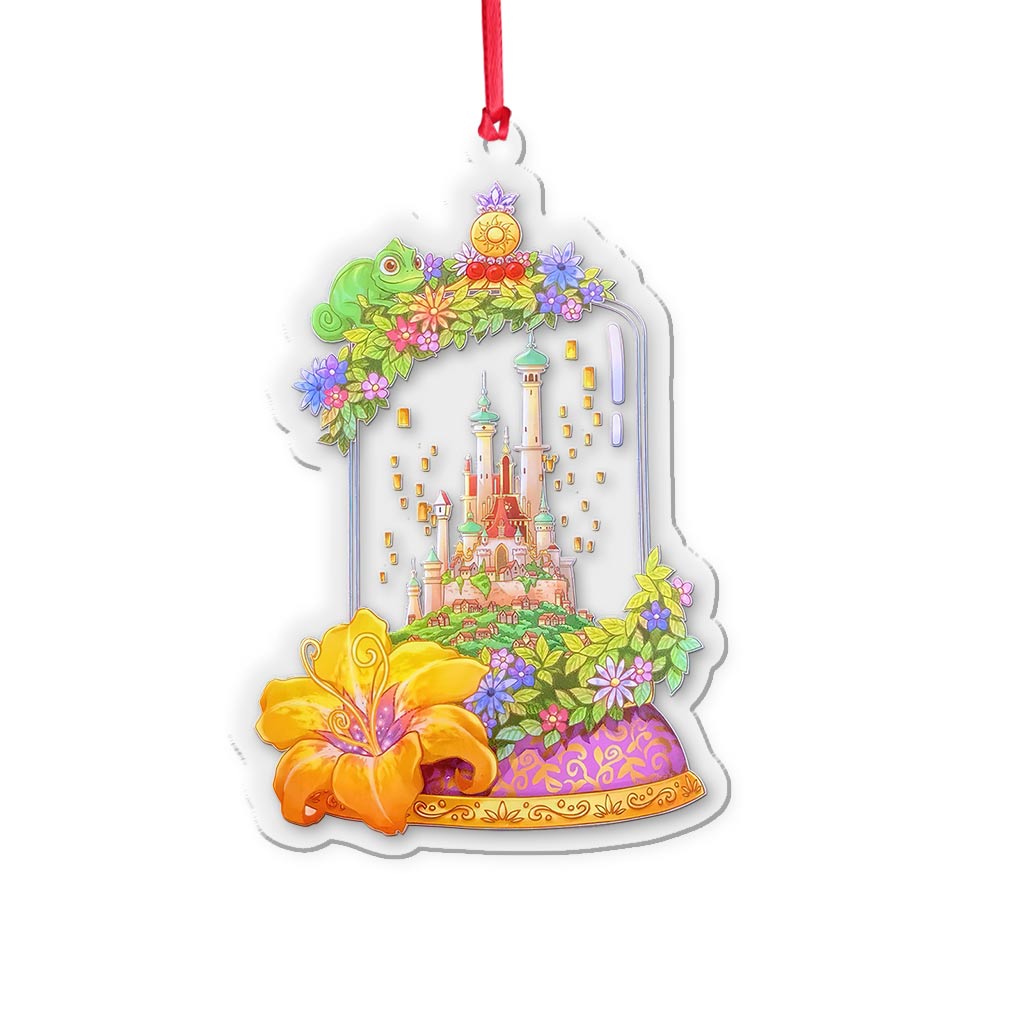 Tangled Kingdom Terrarium - Christmas Mouse Transparent Ornament