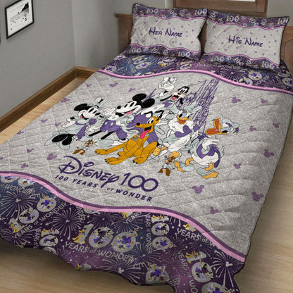 100 Years Of Wonder - Personalized Mouse Quilt Set