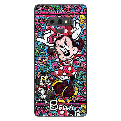 Stained Glass Mouse - Personalized Mouse Phone case