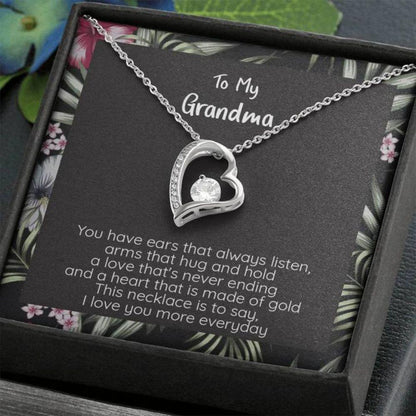 Grandma Gift I Love You More Every Day - Grandma Forever Love Necklace 0921