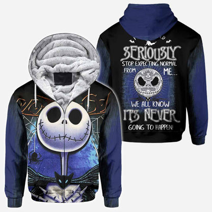Stop Expecting Normal From Me - Nightmare All Over T-shirt and Hoodie 1121