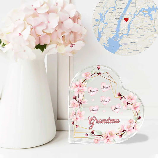 Grandma - Personalized Grandma Custom Shaped Acrylic Plaque