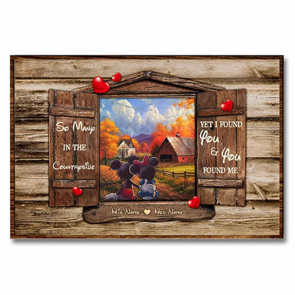 God Blessed The Broken Road - Personalized Mouse Poster